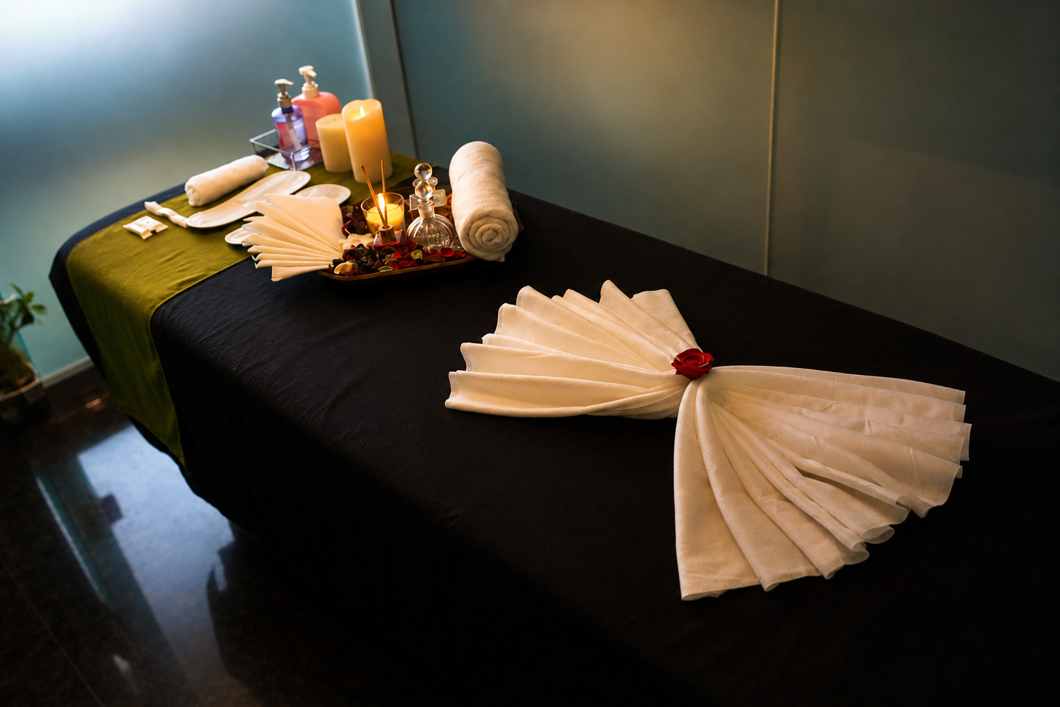 Elegant salon interior